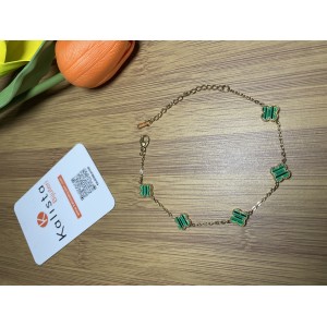 5 Yonca Gold-Yeşil Bileklik