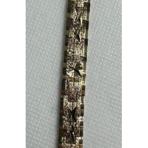 41001 Bileklik Çelik - Altın kaplama 24k