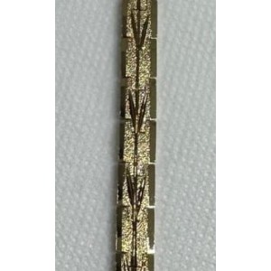 41003 Bileklik Çelik - Altın kaplama 24k