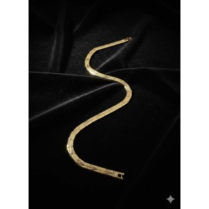 41003 Bileklik Çelik - Altın kaplama 24k