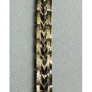 41005 Bileklik Çelik - Altın kaplama 24k