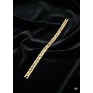 41005 Bileklik Çelik - Altın kaplama 24k