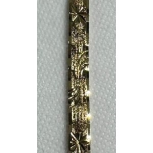 41006 Bileklik Çelik - Altın kaplama 24k