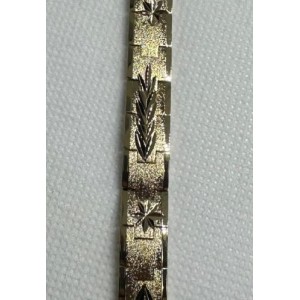 41008 Bileklik Çelik - Altın kaplama 24k