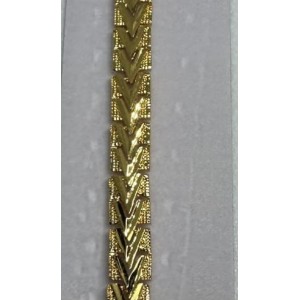 41010 Bileklik Çelik - Altın kaplama 24k