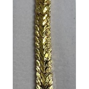 41011 Bileklik Çelik - Altın kaplama 24k