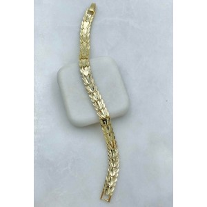 41011 Bileklik Çelik - Altın kaplama 24k