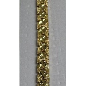 41012 Bileklik Çelik - Altın kaplama 24k