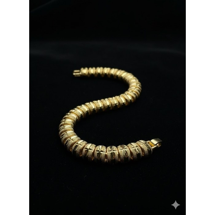 41013 Bileklik Çelik - Altın kaplama 24k