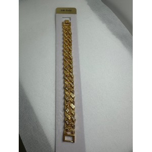 41015 Bileklik Çelik - Altın kaplama 24k