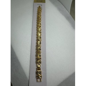 41016 Bileklik Çelik - Altın kaplama 24k