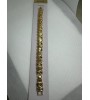 41016 Bileklik Çelik - Altın kaplama 24k