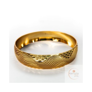 60006 Bilezik - Altın Renk Kaplama