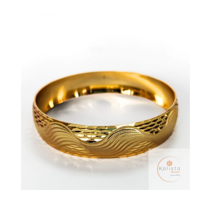 60006 Bilezik - Altın Renk Kaplama