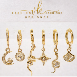 20370 Rodyum Kaplama Küpe