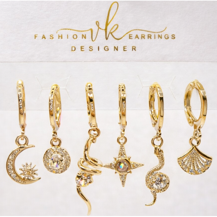 20370 Rodyum Kaplama Küpe