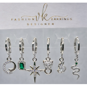 20371 Rodyum Kaplama Küpe