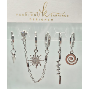 20372 Rodyum Kaplama Küpe