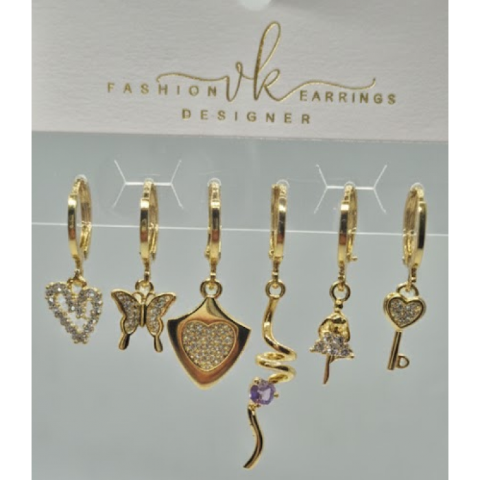 20373 Rodyum Kaplama Küpe