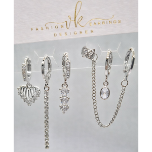 20376 Rodyum Kaplama Küpe