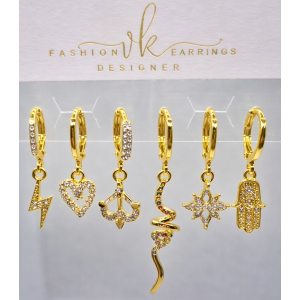 20378 Rodyum Kaplama Küpe