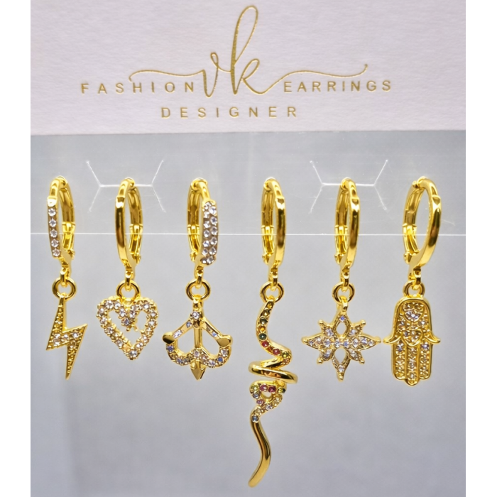 20378 Rodyum Kaplama Küpe