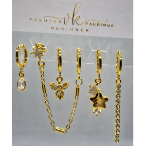 20379 Rodyum Kaplama Küpe