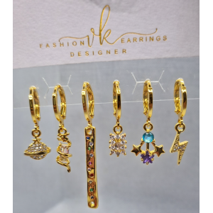 20382 Rodyum Kaplama Küpe