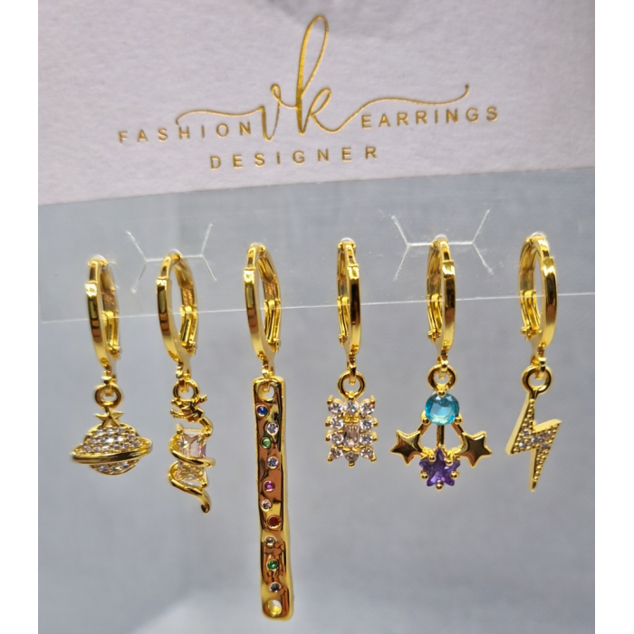 20382 Rodyum Kaplama Küpe