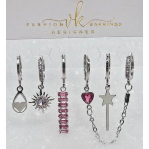 20383 Rodyum Kaplama Küpe