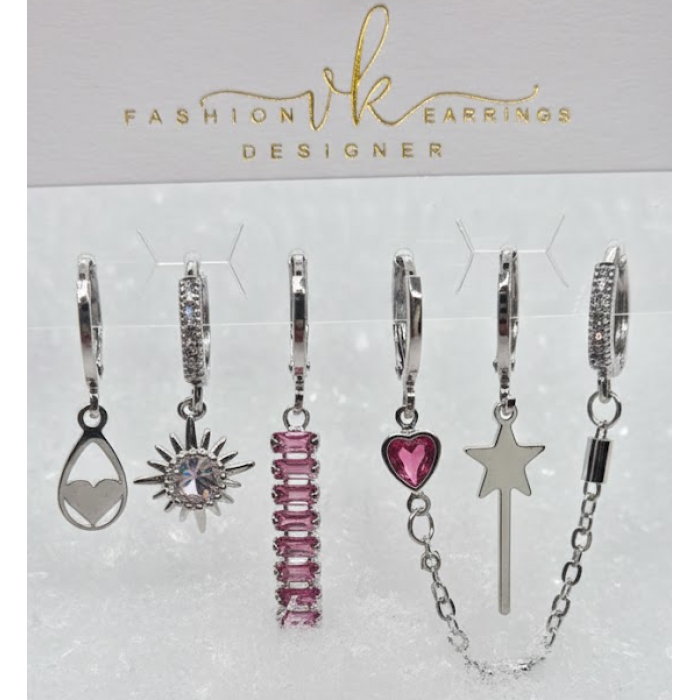 20383 Rodyum Kaplama Küpe