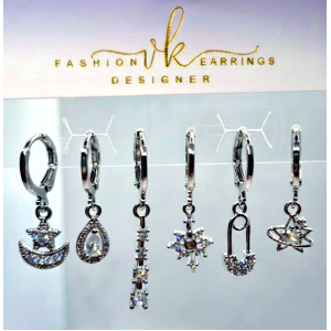 20385 Rodyum Kaplama Küpe