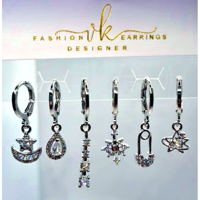 20385 Rodyum Kaplama Küpe