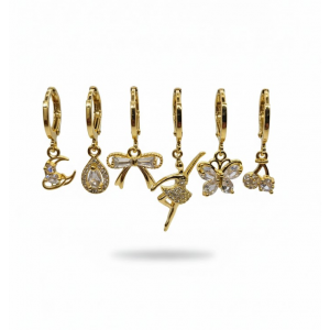 20386 Rodyum Kaplama Küpe