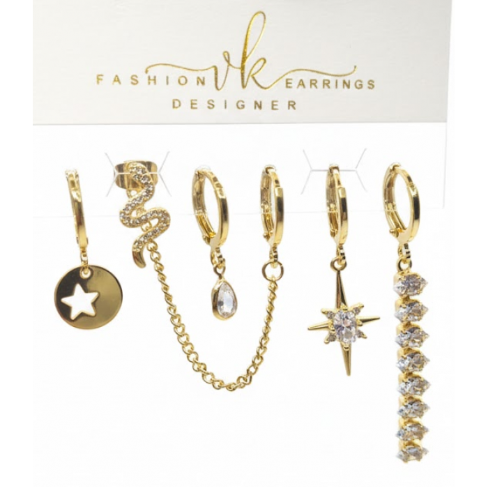 20390 Rodyum Kaplama Küpe