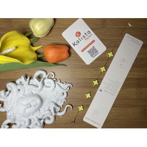 5 Yonca Gold-Neon Sarı Bileklik